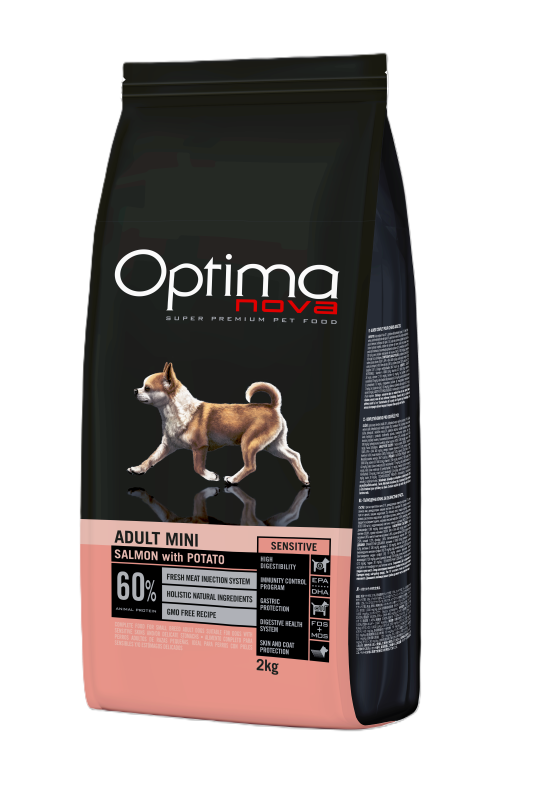 Optima Nova Adult Mini Sensitive med laks GF