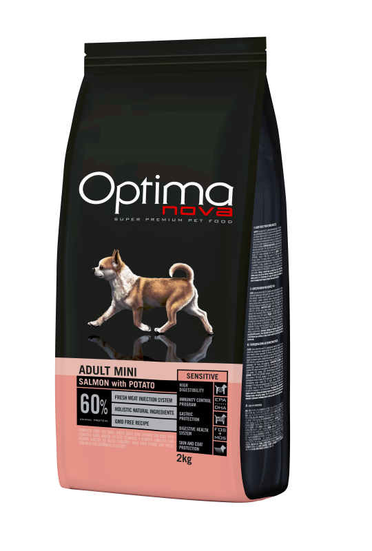 Optima Nova Adult Mini Sensitive med laks GF