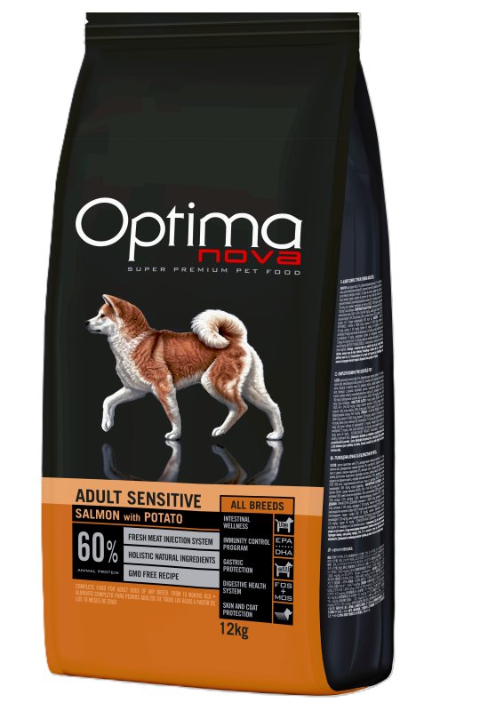 Optima Nova Adult Sensitive med laks GF 