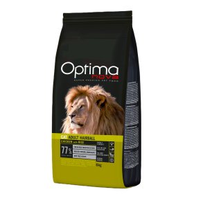 Optima Nova Kat Hairball med kylling og ris