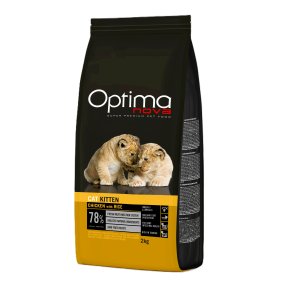 Optima Nova Kitten med kyckling och ris 2,0 kg