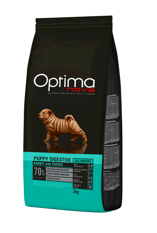 Optima Nova Puppy Digestive med kanin GF 