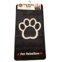 Stop Muddy Extra L Black 57x110 cm.