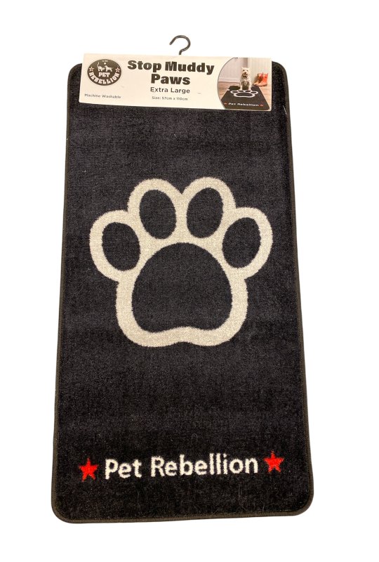 Stop Muddy Extra L Black 57x110 cm.