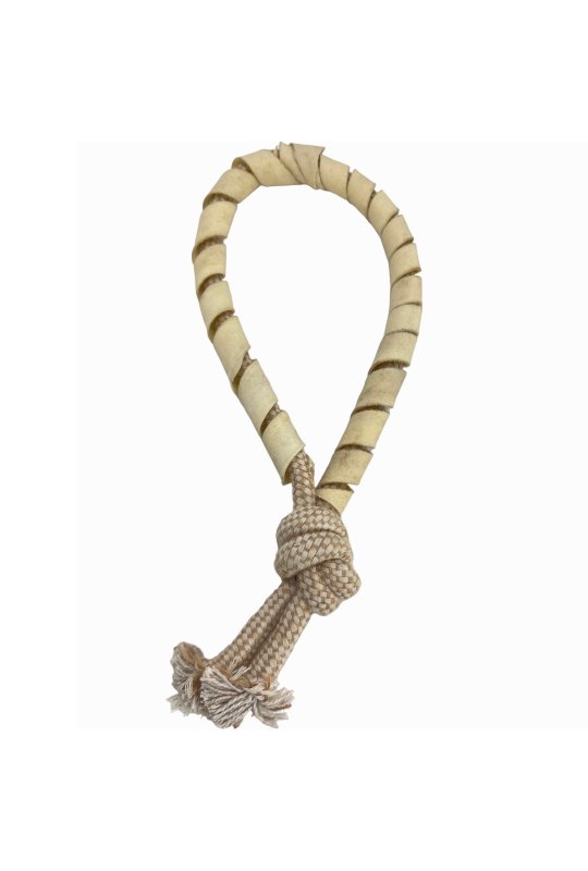 Whesco Jute reb ca 40cm omviklet med oksehud 