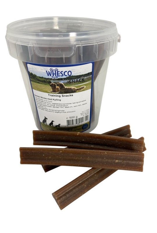 Whesco Dental sticksi btte Kylling 500 gr.