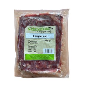 Naturfoder Komplet And 500 gr. 
