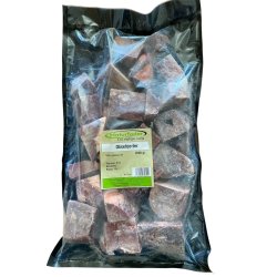 Naturfoder 100% Oksehjerter i store stykker 2000 gr. 