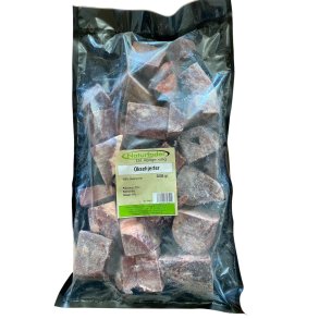 Naturfoder 100% Oksehjerter i store stykker 2000 gr. 