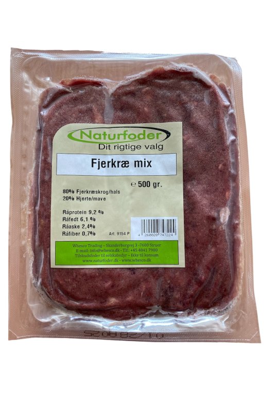 Naturfoder Fjerkr�smix 500 gr.