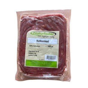 Naturfoder 100% Kalkunk�d 500 gr.