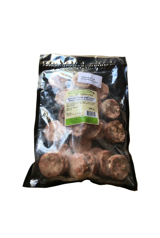 Naturfoder Gourmet menu med Lammemix medaljoner 800 gr