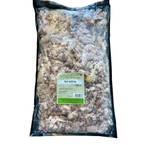 Naturfoder 100% Hel Kylling m. indmad 2000 gr.