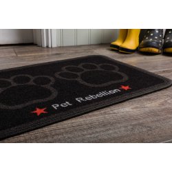 Dinner Mate Black 40x60 cm.