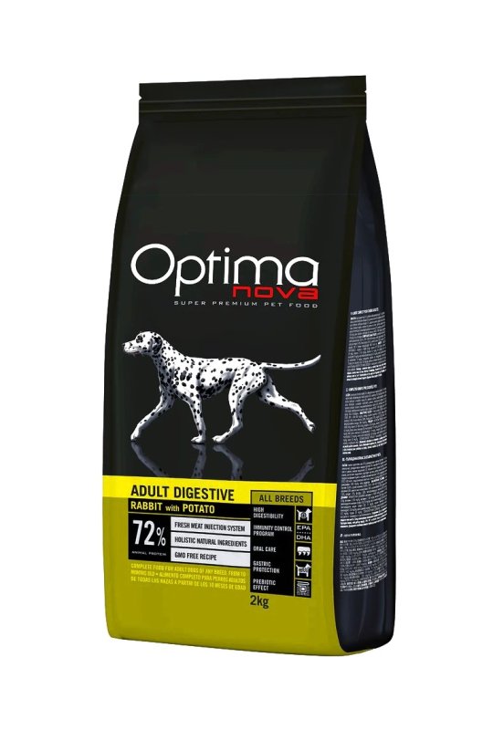 Optima Nova Adult Digestive med kanin GF 