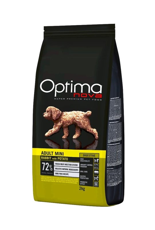 Optima Nova Adult Mini Digestive med kanin GF 