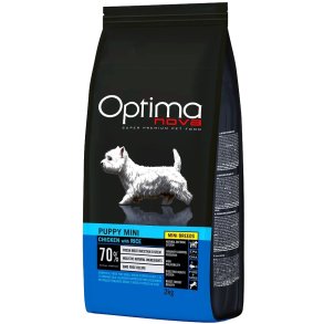 Optima Nova Puppy Mini kylling med ris 2 kg