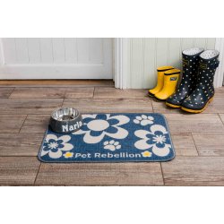 Dinner Mate Flower Blue 40x60 cm.