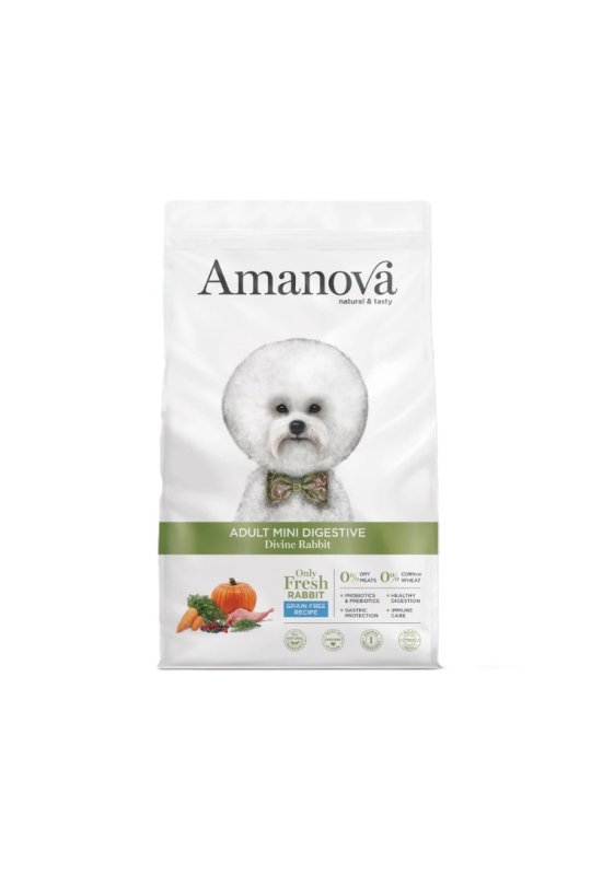 Amanova Adult hund Mini digestive Divine kanin