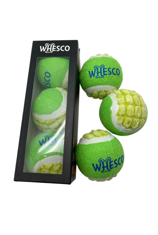 Whesco Premium tennisbolde 3 stk. i box � 6,5cm