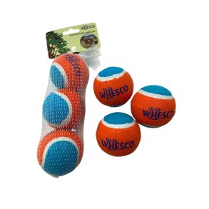 Whesco Tennisbolde 3 stk. Medium m/piv �6,5 cm