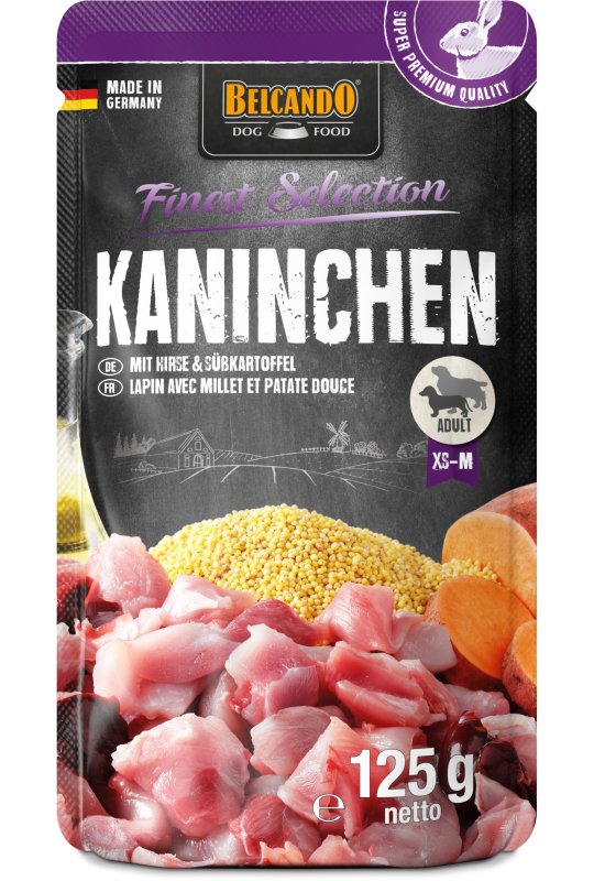 Belcando Pounch m. kanin 125 gr. 